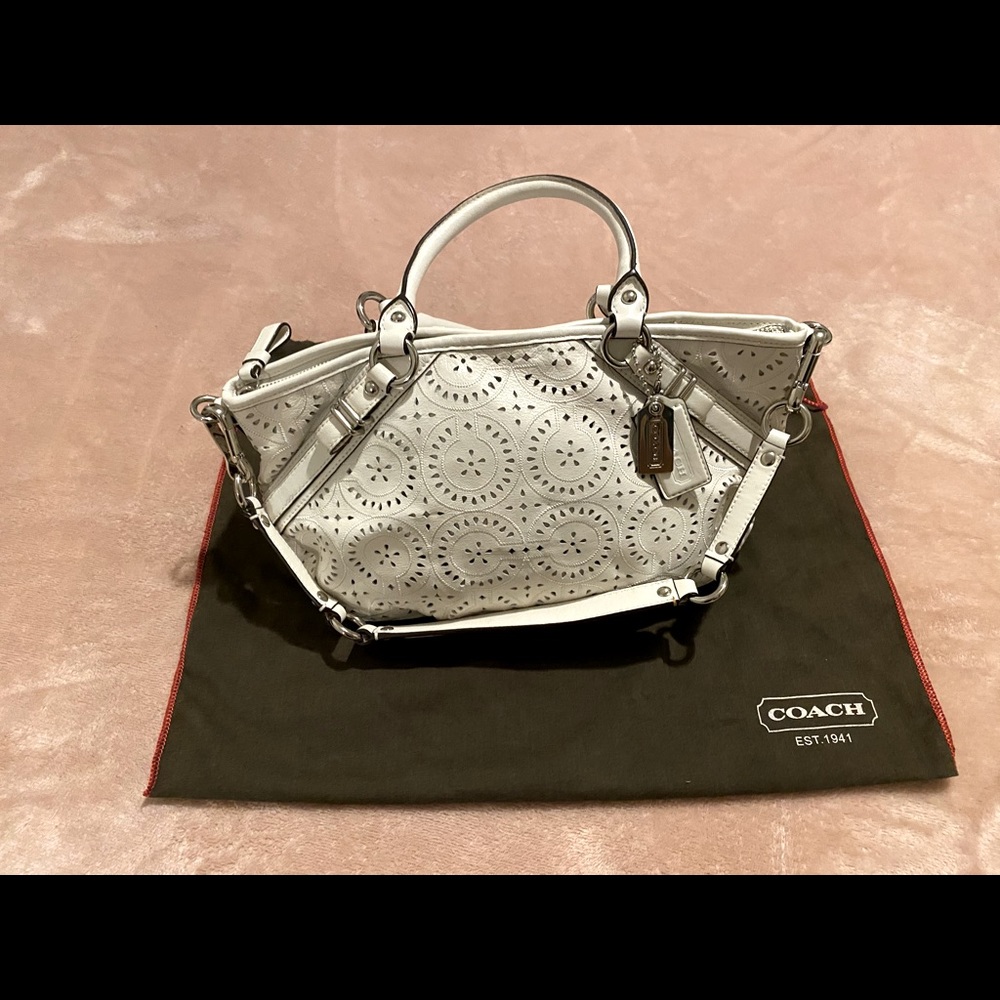 COACH MADISON LASER CUT Sophia Satchel 16997 RARE